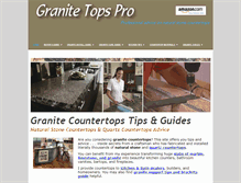 Tablet Screenshot of granite-countertop-info.com